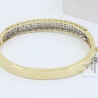 Diamonds Thick Bangle