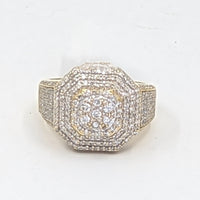 Sortija Hombre Diamantes 10KT