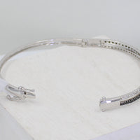 Black & White Diamond Bangle