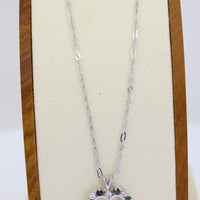 Corazon Diamante y Safiro