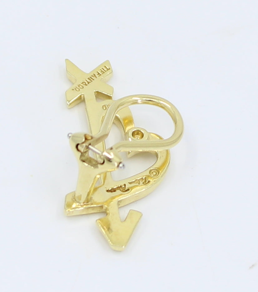 Aretes Tiffany & Co. 18KT Corazon