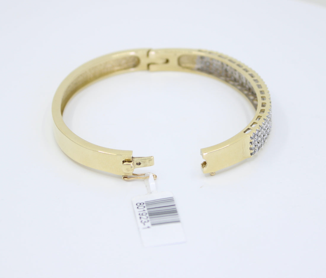 Diamonds Thick Bangle