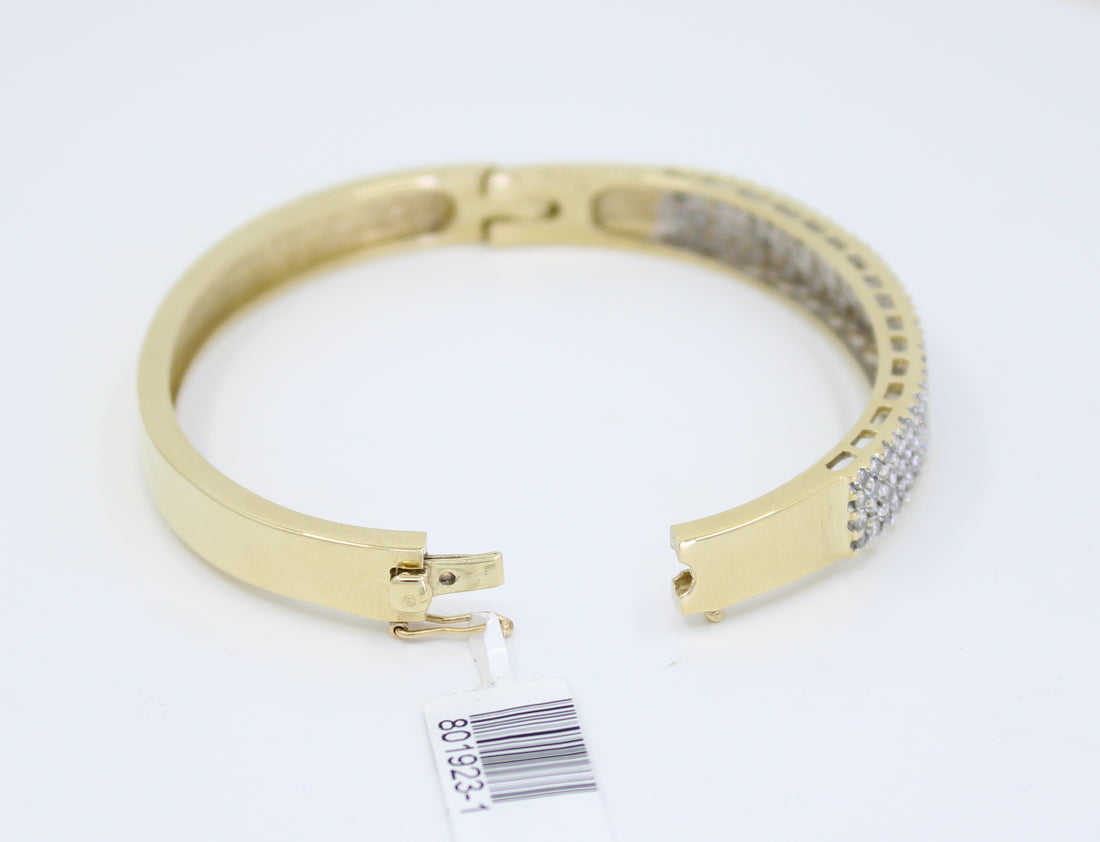 Diamonds Thick Bangle