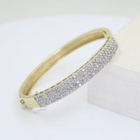 Diamonds Thick Bangle