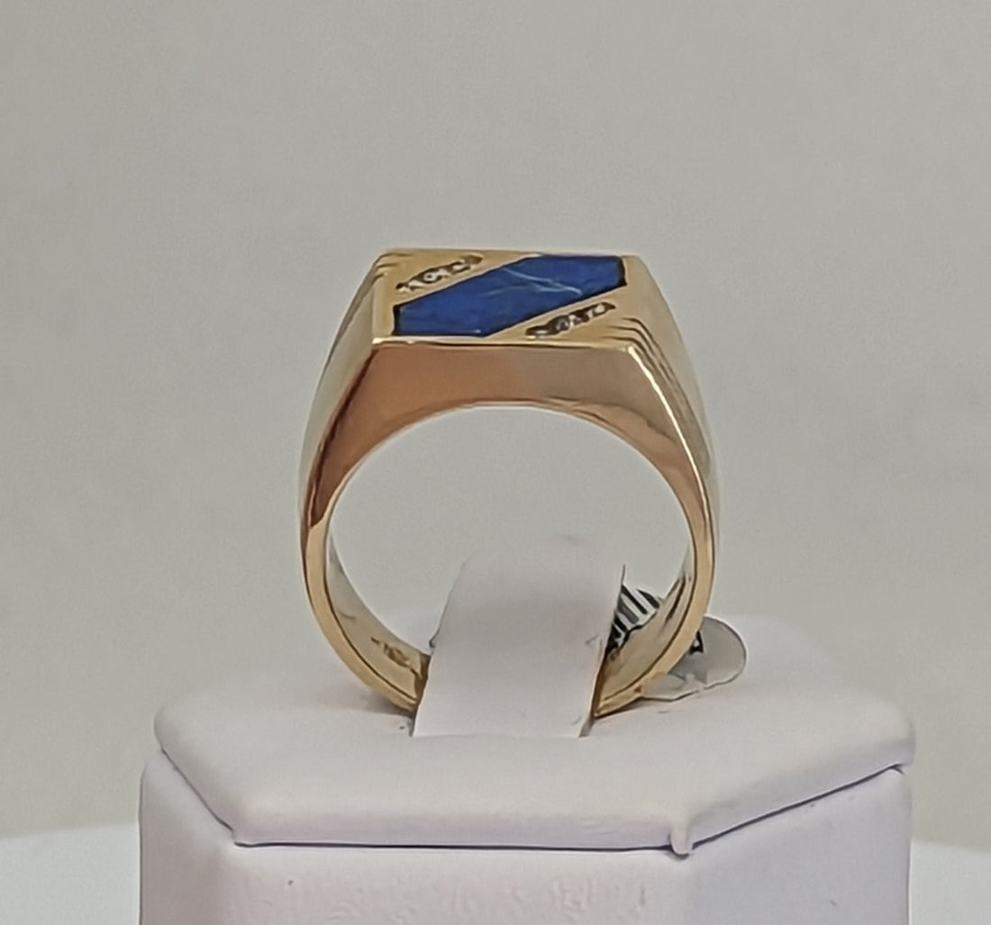 Anillo Lapislazuli y Brillantes