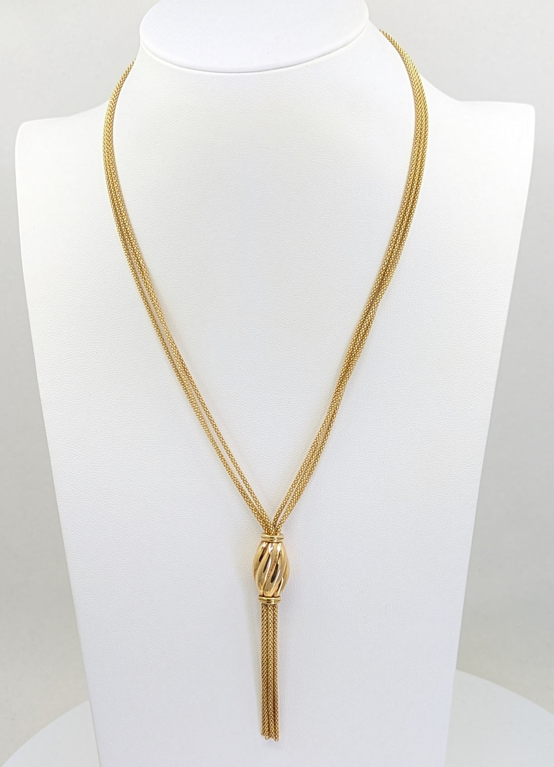 Gargantilla Fancy 14kt Tejido Popcorn