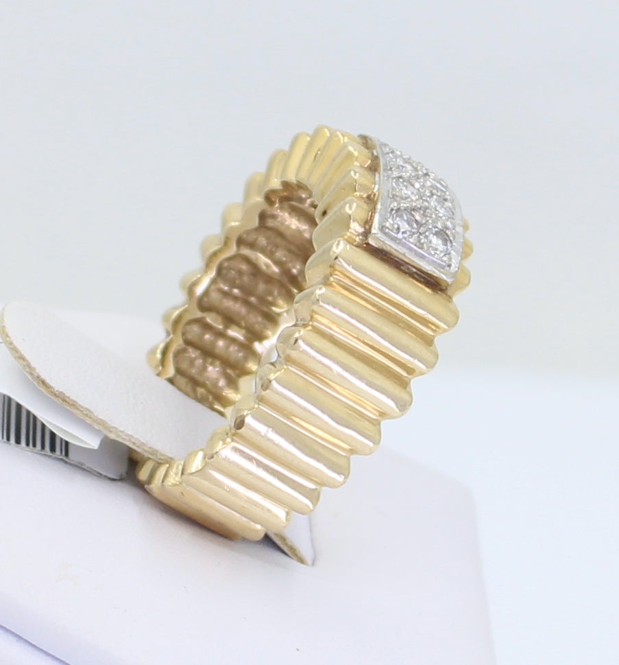 Ridge Gold Ring