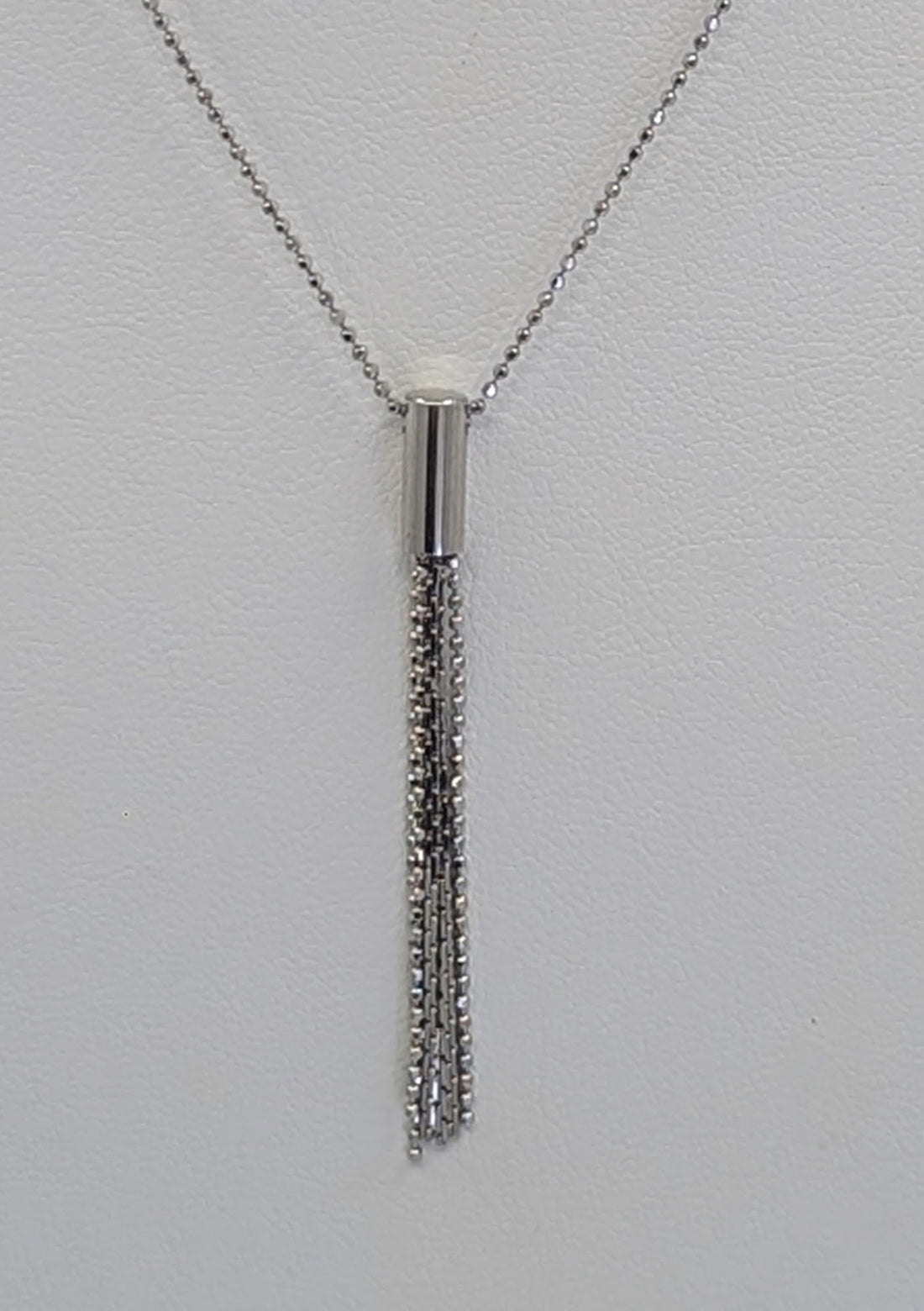Cadena Oro Blanco con Burla