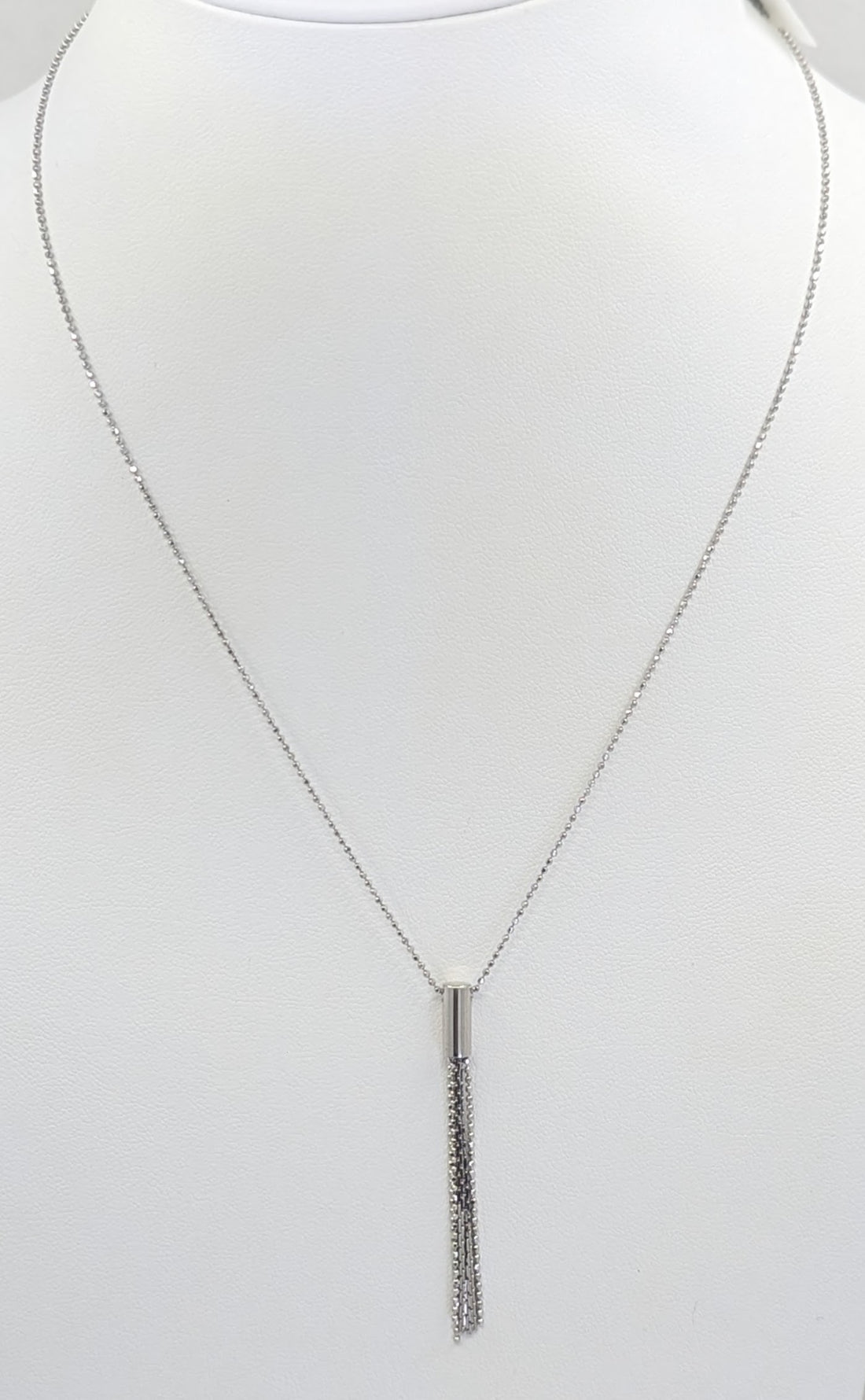 Cadena Oro Blanco con Burla