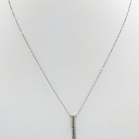 Cadena Oro Blanco con Burla