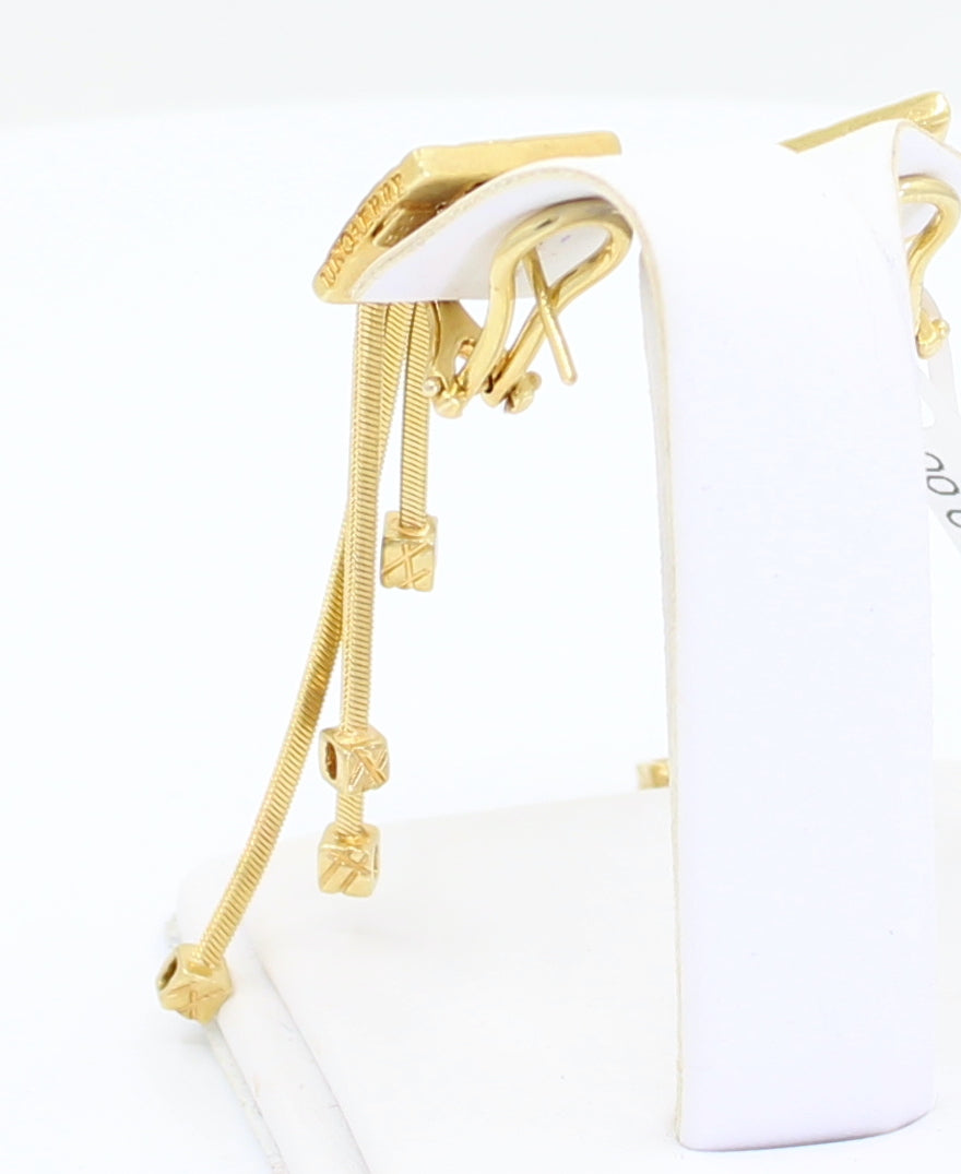 Aretes UNOAERRE 14kt