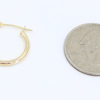 Mini Hoops 14kt