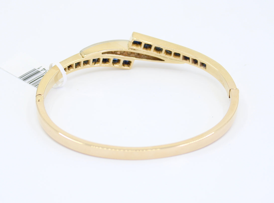 Bangle Zafiro & Diamantes