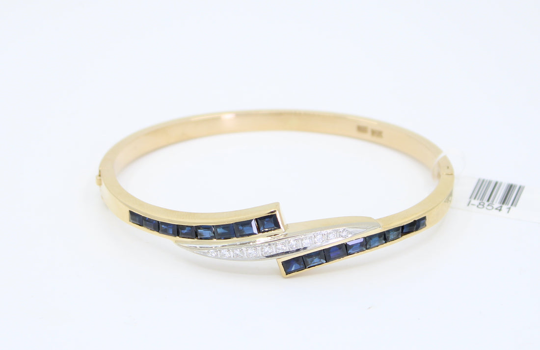 Bangle Zafiro & Diamantes