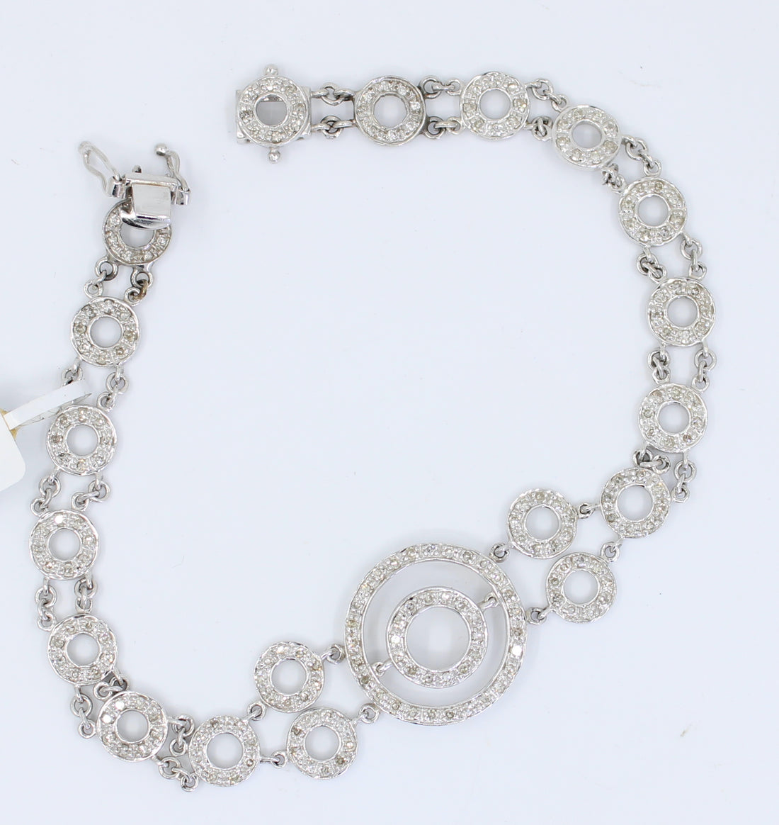 Circle Set Tennis Bracelet