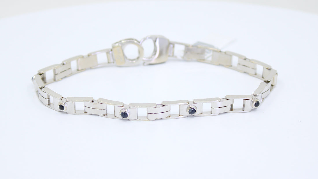Pulsera Caballero Fancy Safiros