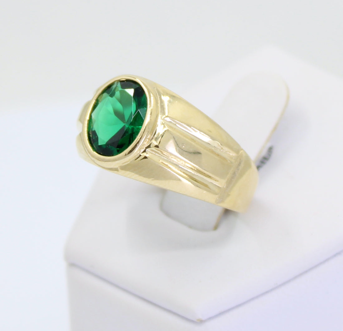 Sortija Caballero Cuarzo Verde