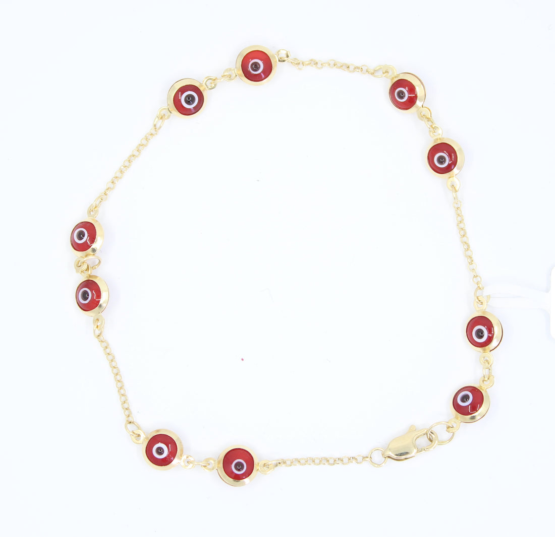 Pulsera Ojitos Roja