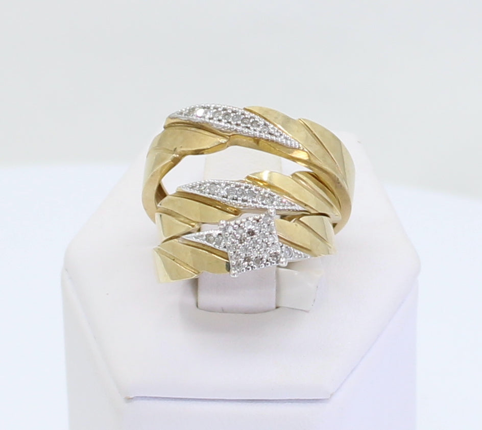 Romance Wedding Trio 10kt