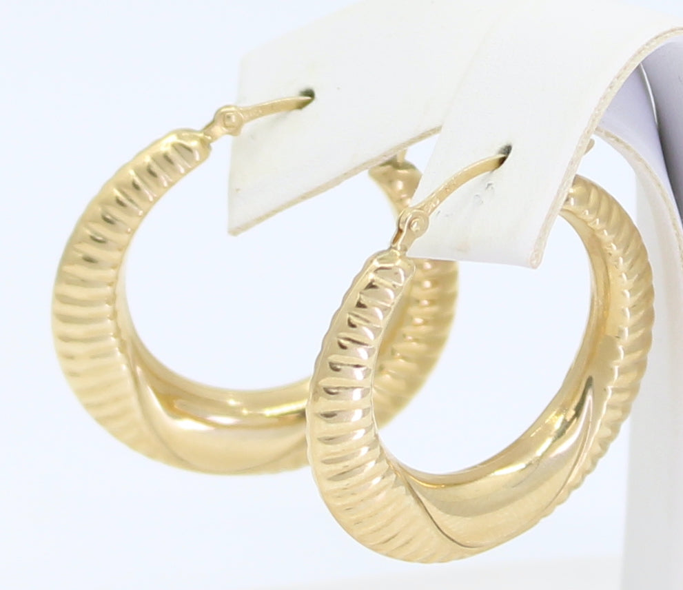 Argollas Midi con Textura