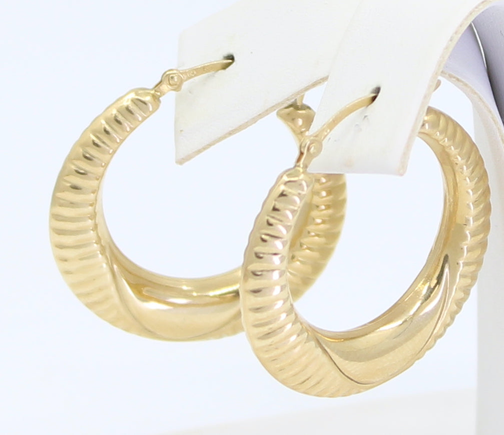 Argollas Midi con Textura