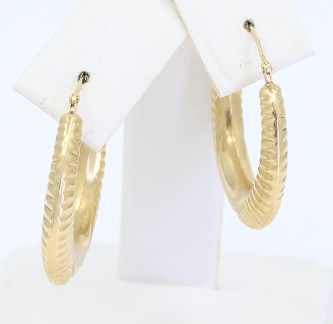 Argollas Midi con Textura