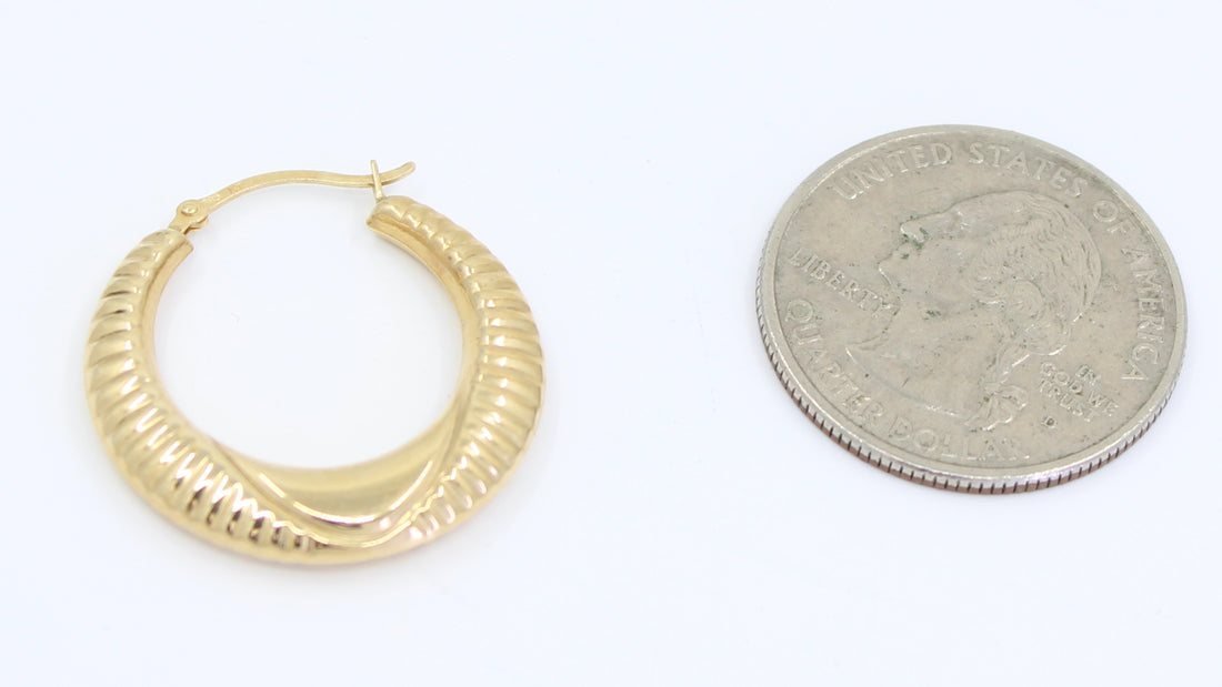 Argollas Midi con Textura