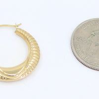 Argollas Midi con Textura