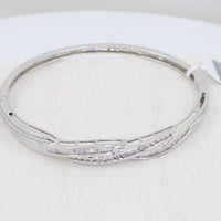 Diamond Swirl Bangle