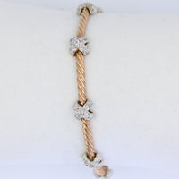 Pulsera Links X Oro Rosado