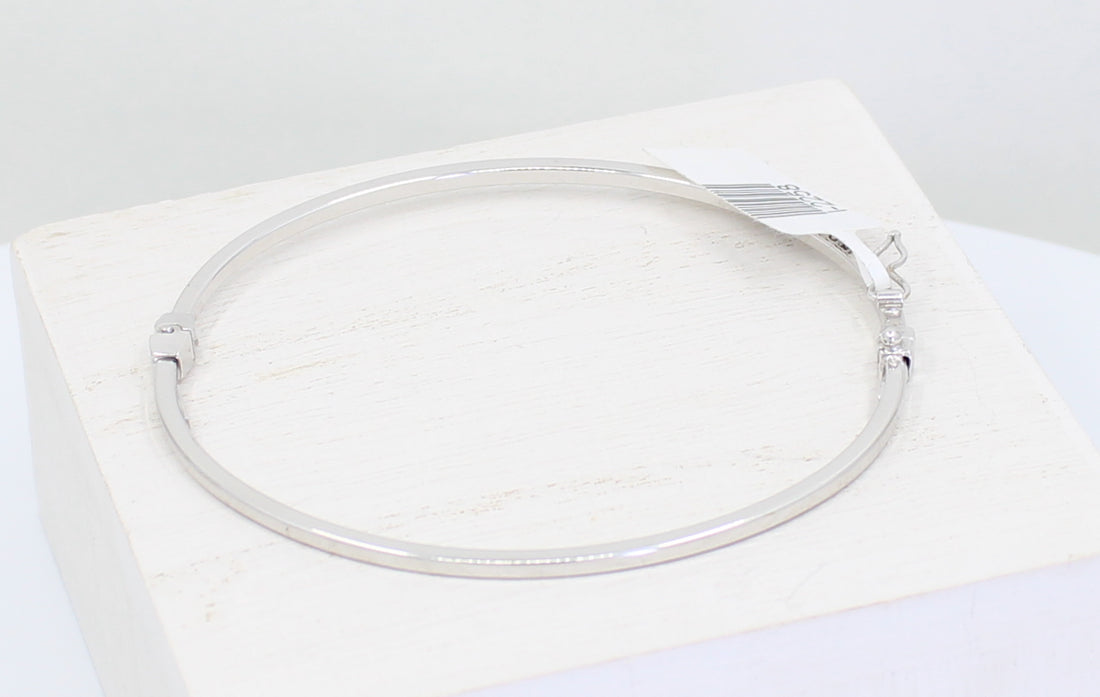 White Gold Bangle