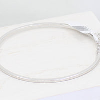 White Gold Bangle