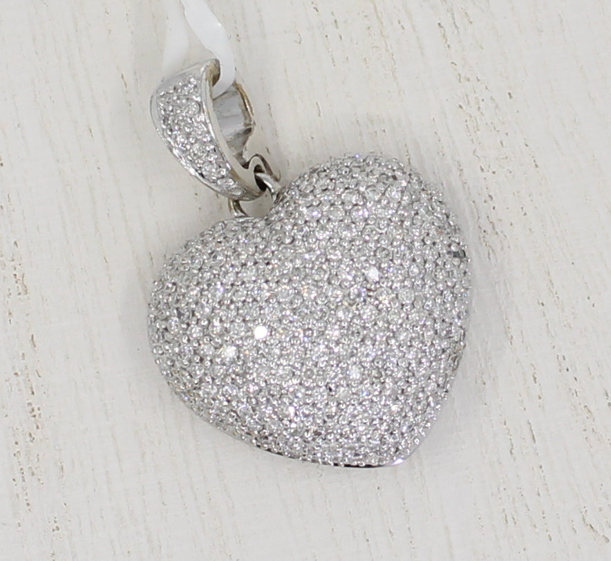 Pave Heart Pendant
