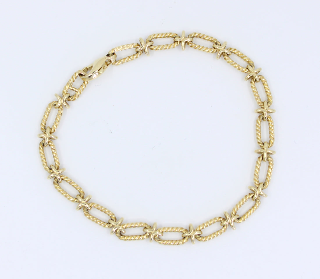 Pulsera de Links Trenzados