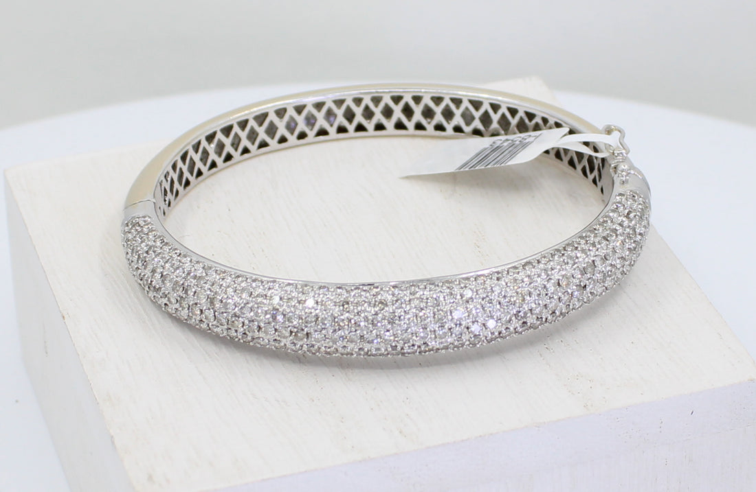 Pave Diamonds Bangle