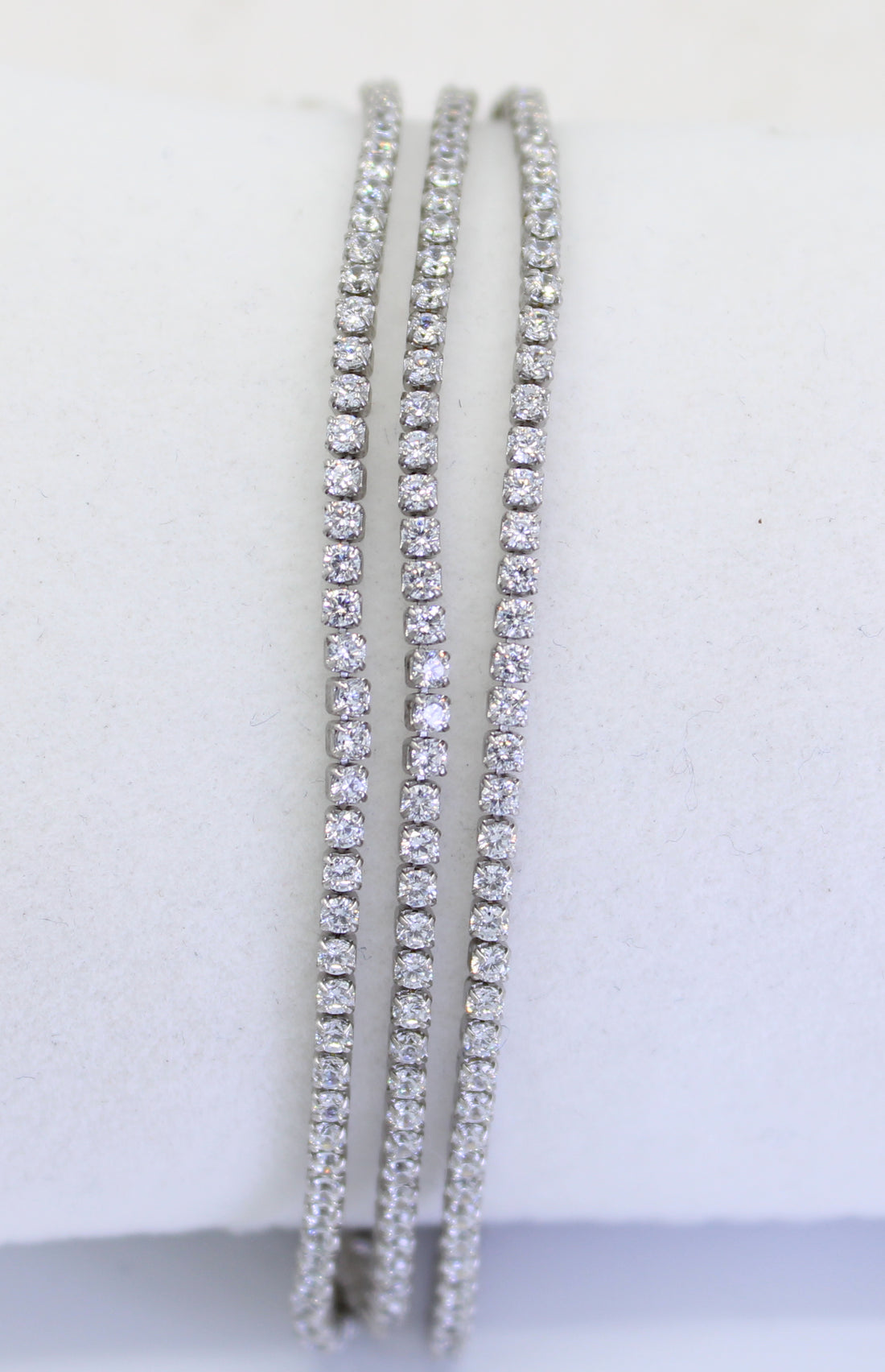 Triple Pave 925 Tennis bracelet