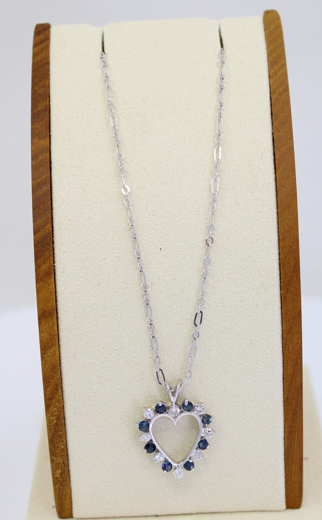 Corazon Diamante y Safiro