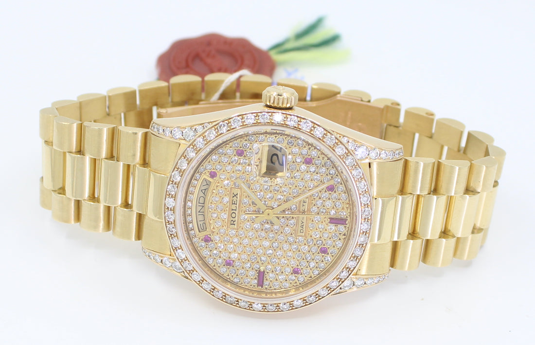 AUTHENTIC Rolex Day-Date "President" 18kt