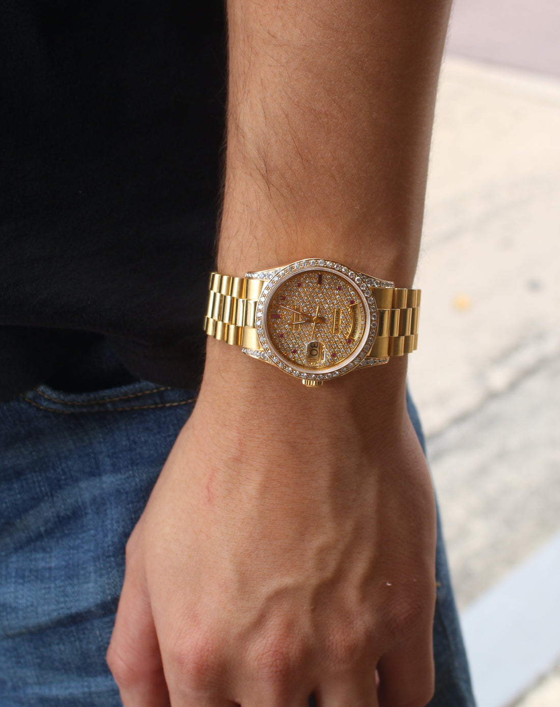 AUTHENTIC Rolex Day-Date "President" 18kt